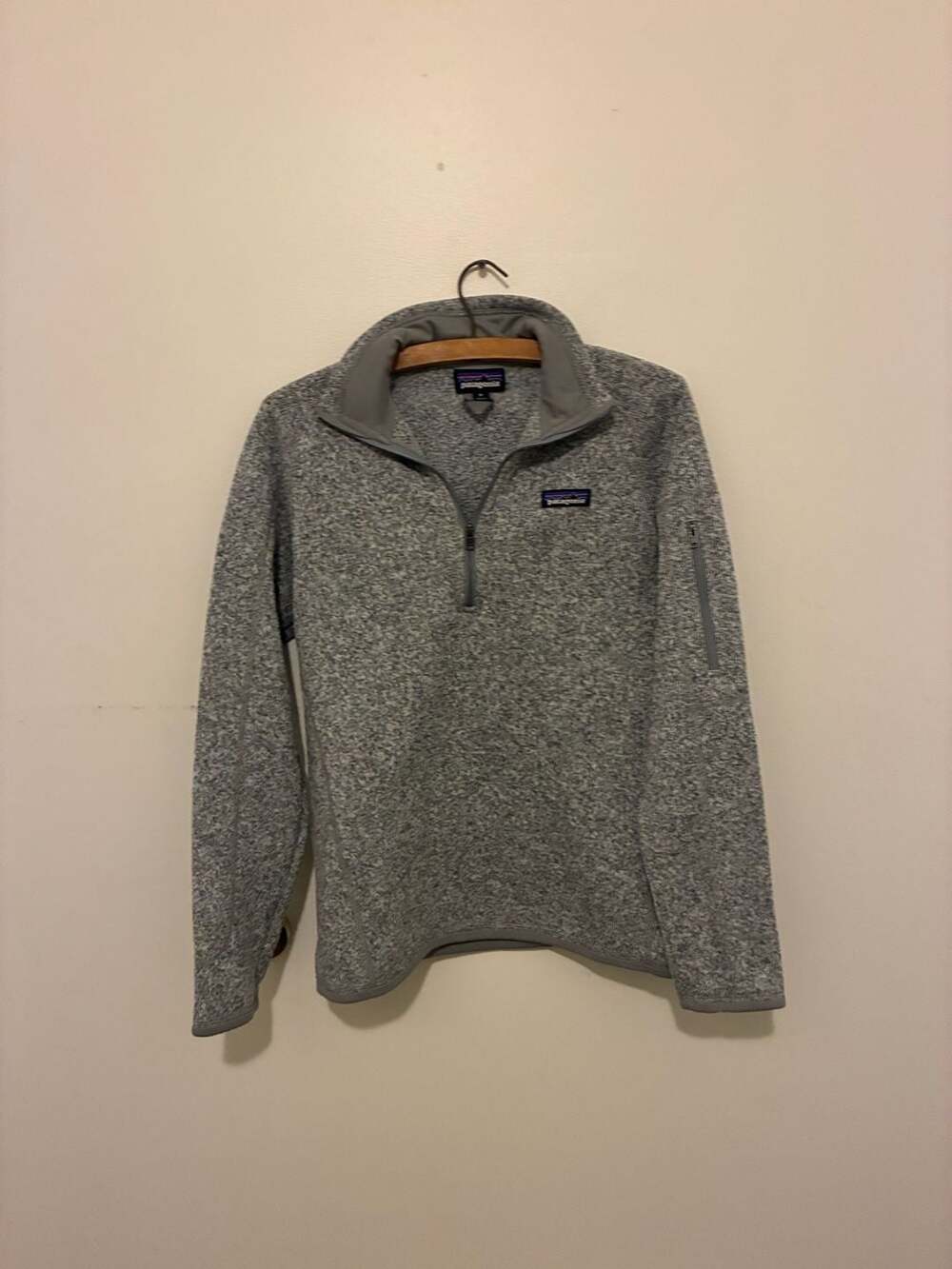 Patagonia Better Sweater 1/4-Zip Size M Gray Fleece Pullover